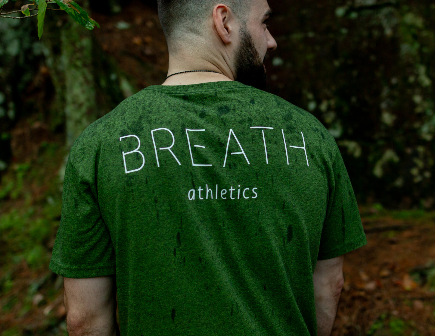 Forest Green T Shirt Chest Logo